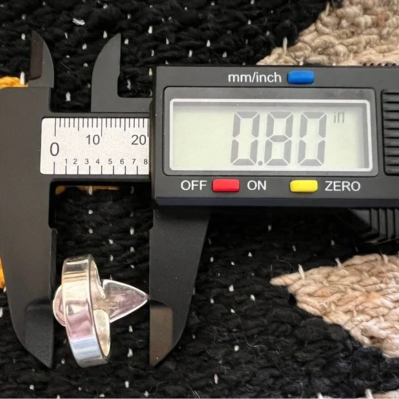 ❤️ Golden Hills Turquoise 925 Southwestern Navajo 2 Stone Adj Ring 6.2gm Unisex - Picture 10 of 16